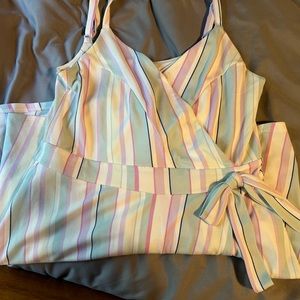 Women’s striped romper!